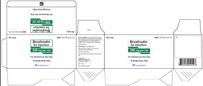bivalirudin-fig2.jpg PACKAGE LABEL-PRINCIPAL DISPLAY PANEL - 250 mg per vial - Container-Carton (10 Vials) - bivalirudin fig2