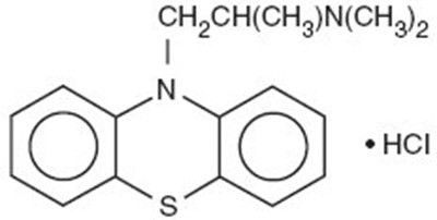 This is the structural formaula for Promethazine Plain Syrup. - promethazineplainsyrp 1