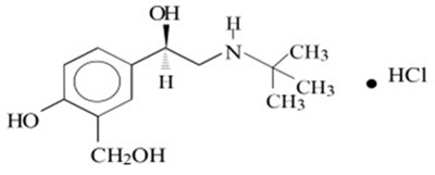 Chemical Structure - levalbuterol inhalation solution usp 1