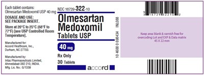 olmesartan-40-mg-30-bottle-label.jpg Olmesartan Medoxomil Tablets – 40 mg 30 Bottle Label - olmesartan 40 mg 30 bottle label