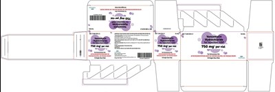 van0m-0000-03-V3.jpg PRINCIPAL DISPLAY PANEL – Vancomycin Hydrochloride for Injection, USP 750 mg Carton - van0m 0000 03 V3