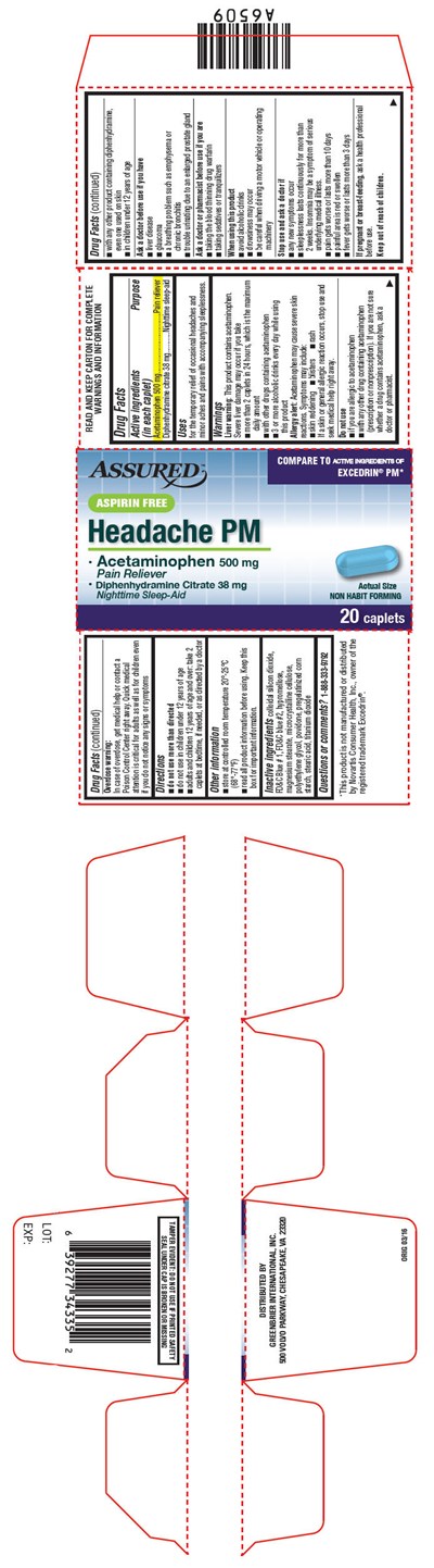 Principal Display Panel (20 Caplet Bottle Carton)