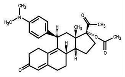 Ulipristal Acetate Structural Formula (Ella Tablet 1)