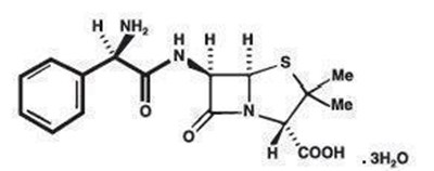 Ampicillin trihydrate Chemical Structure - 1422ac93 067c 489b 9b95 17cd00303f4c 01