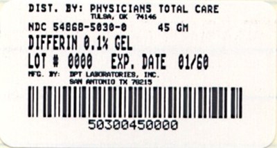 Differin Package Label (5030)