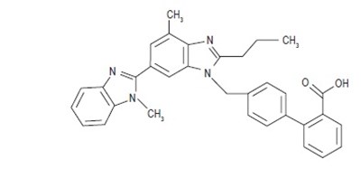 structure product formula for telmisartan - telmisartantablets figure 01