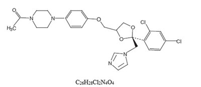 Ketoconazole Structural Formula (Image 01)