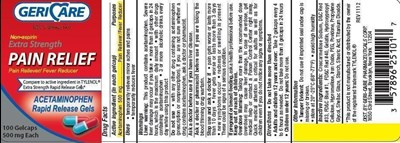 Rapid release gelcaps label - L251 01 GCP