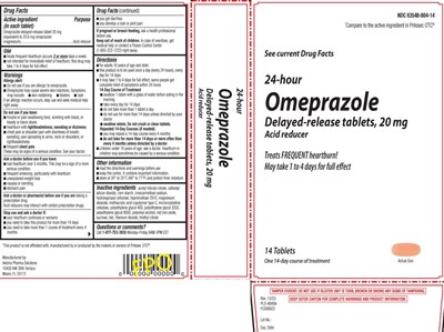 Omeprazole Delayed-release Tablet 20 mg (equivalent To 20.6 mg Omeprazole Magnesium) (Omeprazole Magnesium Tablets Mia 1)