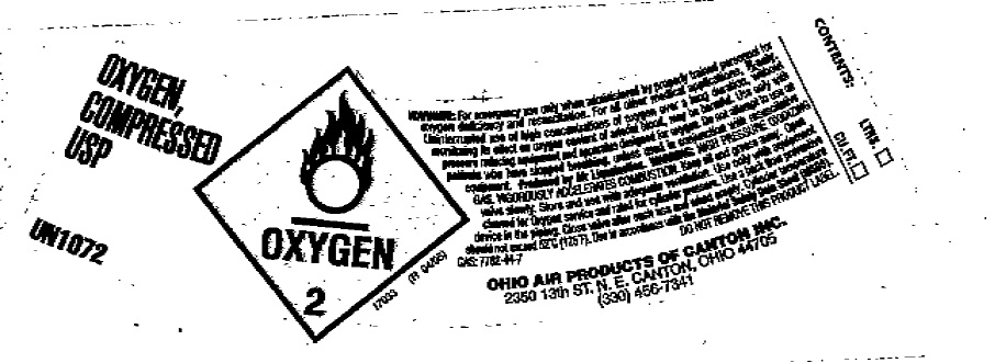 NDC 50308-001 Oxygen Label Information - Details, Usage & Precautions