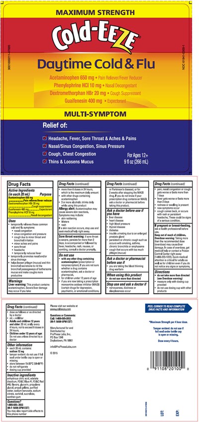 cold-01.jpg PRINCIPAL DISPLAY PANEL - 266 mL Bottle Label - cold 01