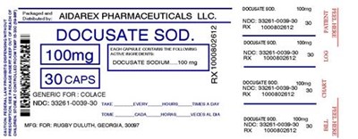 Image Label - docusate na 100 rugby 1
