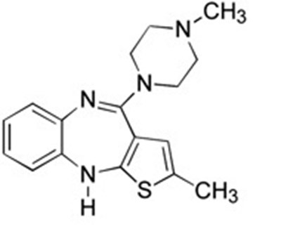 "image Description" (Olanzapine Injection Structure)