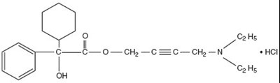 This Is An Image Of The Structural Formula For Oxybutynin Chloride. (Oxybutyninchloridesyp 1)