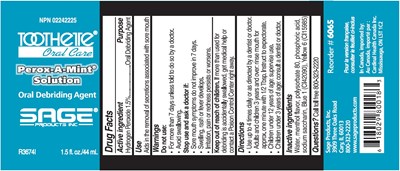 Perox-a-mint Bottle (Shortterm 6000 R3674i Bottle)