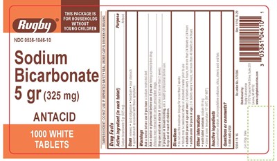 4621 Label (4621 1000g 9594 Lbl Sodium Bicarbonate 325mg Rugby)