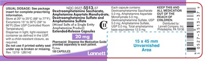 amphetamine-er-container-label-20mg-100ct - amphetamine er container label 20mg 100ct