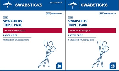 Package Label Principal Display Panel Medline Swabsticks (50a13a09 B04f 4153 B41d 0622e5de1844 01)