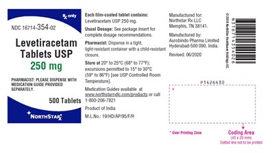PACKAGE LABEL-PRINCIPAL DISPLAY PANEL - 250 mg (500 Tablets Bottle) - levetiracetam fig7