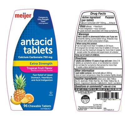 image-01.jpg antacid tablets calcium carbonate extra strength tropical fruit flavor - image 01
