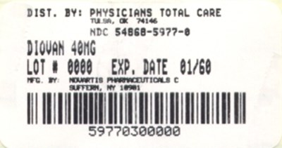 Image Of 40 mg Package Label (5977)