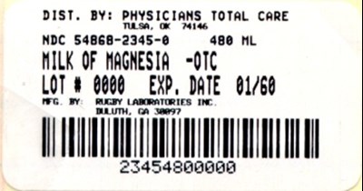 Image Of Package Label (2345)