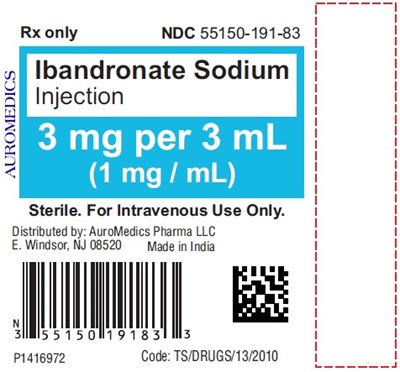 PACKAGE LABEL-PRINCIPAL DISPLAY PANEL - 3 mg per 3 mL (1 mg / mL) - Prefilled Syringe Blister Label - ibandronate fig3