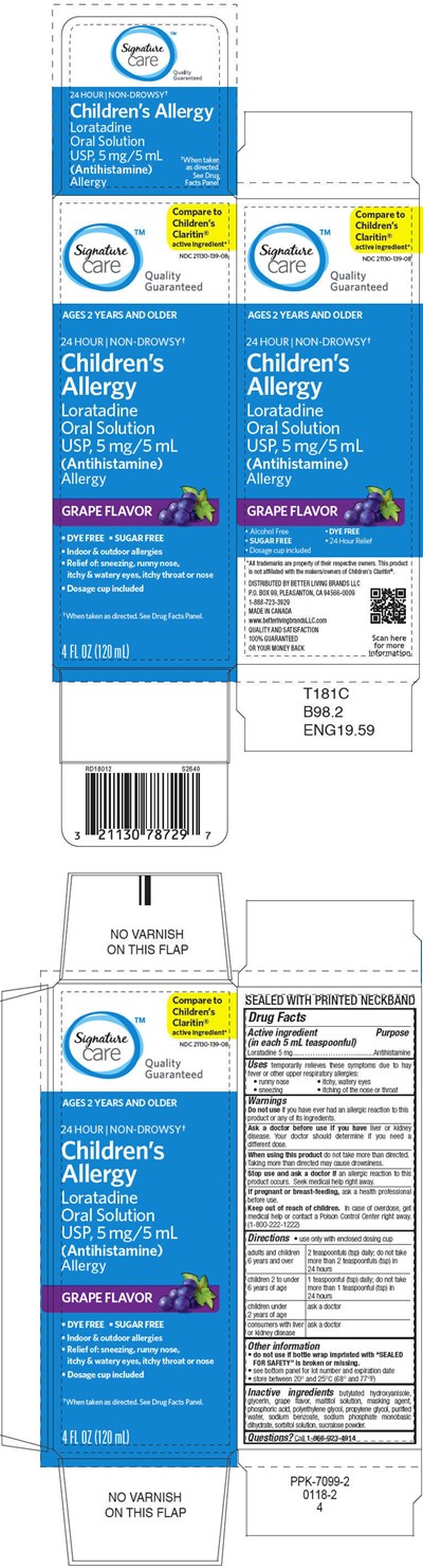 loratadine-01.jpg PRINCIPAL DISPLAY PANEL - 120 mL Bottle Carton - loratadine 01