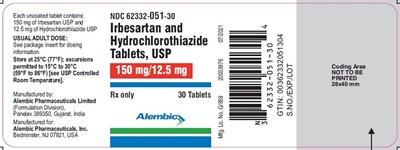 irbesartanhctz mg150125