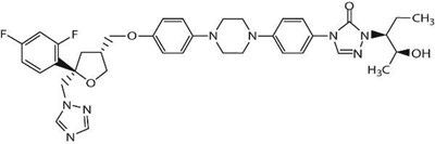 Chemical Structure (Posaconazole Delayed Release Tablets 1)
