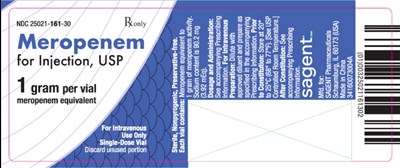 PACKAGE LABEL – PRINCIPAL DISPLAY PANEL – Vial Label - mer0f 0000 03