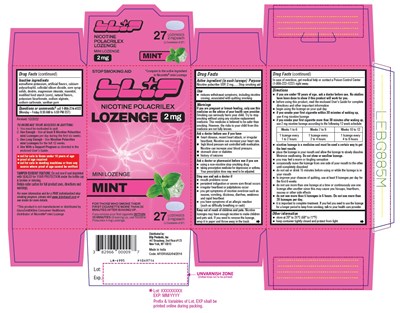 Package Label.principal Display Panel (2 mg (27 Lozenges, Container Carton Label))