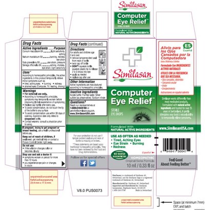 Principal Display Panelcomputereye Reliefsterileeye Drops10 mL/ 0.33 Fl Oz (Computer Eye Relief 01)