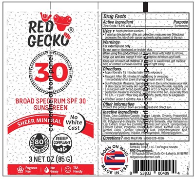 Red Gecko Sunscreen (82086004 3)