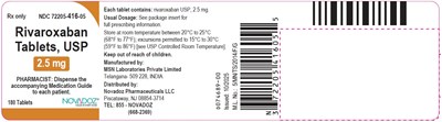 Rivaroxaban-tabs-2-5-mg-180s-cntr-lbl (Rivaroxaban Tabs 2 5 mg 180s Cntr Lbl)