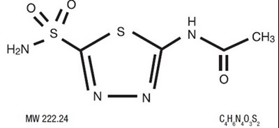 Image Description (Acetazolamide Er Capsule 500mg Structure)