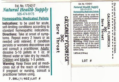 Sore Throat Label 1 - NHS sore throat 1
