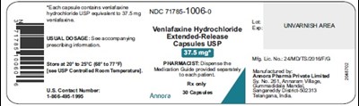 venlafaxinecap37-5mgcontlabel30s - venlafaxinecap37 5mgcontlabel30s