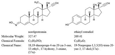 Norelgestromin And Ethinyl Estradiol Structural Formula (Image 04)