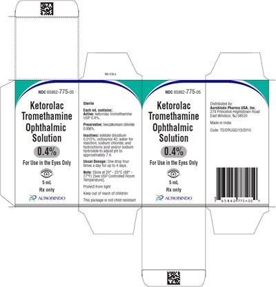 ketorolac-fig2.jpg PACKAGE LABEL-PRINCIPAL DISPLAY PANEL - 0.4% - Container-Carton - ketorolac fig2
