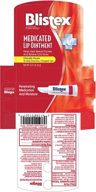 blistex-01.jpg Principal Display Panel - 6 g Tube Carton - blistex 01