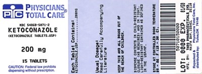 Image Of 200 mg Package Label (5071)