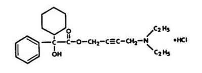 Chemical Structure - oxybutynin 1