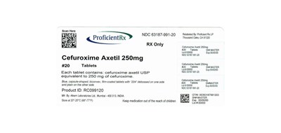 63187-991-20 (Cefuroxime 250 mg 20count)