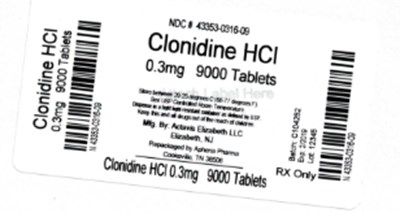 Bottle Label 0.3mg (43353 316)