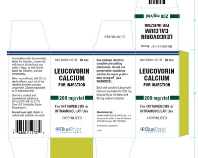 Leucovorin Calcium For Injection Carton 200 mg rev 10 19 - image 04