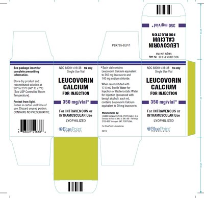 Leucovorin Calcium for Injection 350mg  Carton Rev 08-19 - leucovorin calcium for injection 9