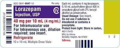 lorazepam-injection-usp---ww-9.jpg Lorazepam Injection, USP CIV 40 mg/10 mL (4 mg/mL) 10 x 10 mL Multiple Dose Vials - lorazepam injection usp ww 9