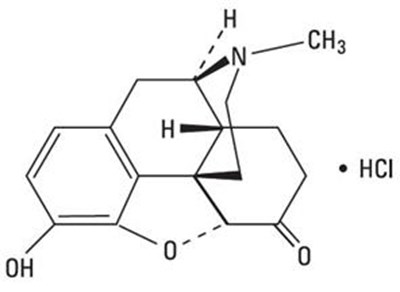 Chemical Structure - hydromorphone 01