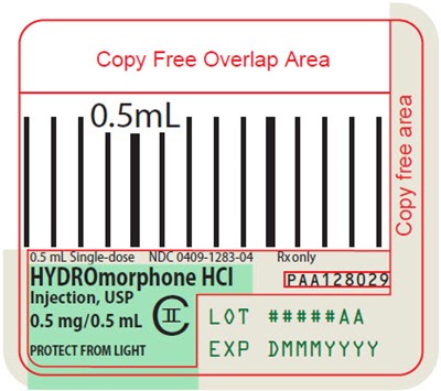 hydromorphone-23.jpg PRINCIPAL DISPLAY PANEL - 0.5 mL Syringe Label - hydromorphone 23